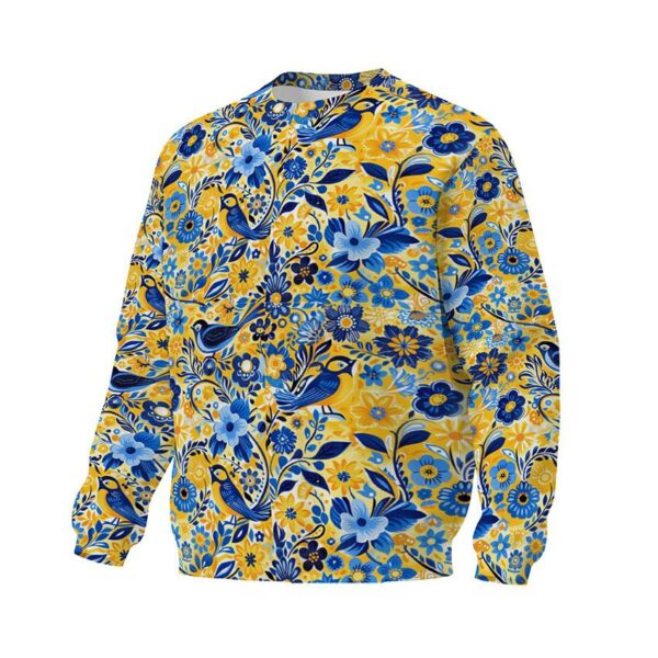 Світшот унісекс з принтом «Український сад. Ukrainian garden»