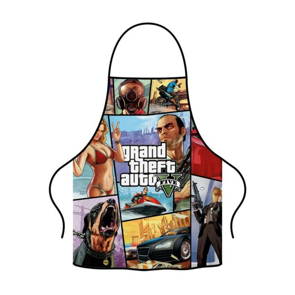 Фартух з принтом «ГТА. Банди та Вулиці. Grand theft auto. Gangs and Streets»