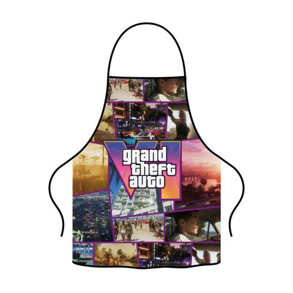 Фартух з принтом «ГТА. Комп'ютерна гра. Grand theft auto. Computer Game»