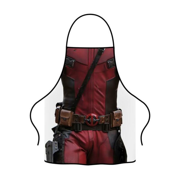 Фартух з принтом «Костюм Дедпула. Deadpool costume»