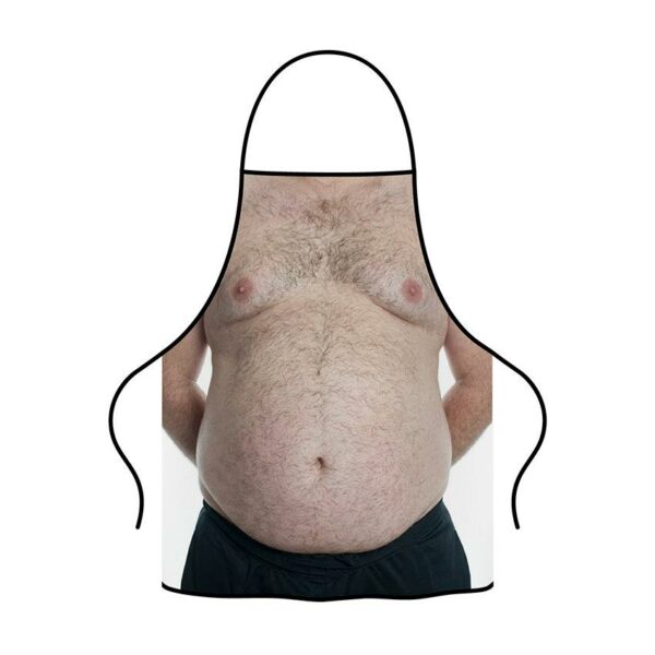 Фартух з принтом «Кумедний торс. Funny torso»