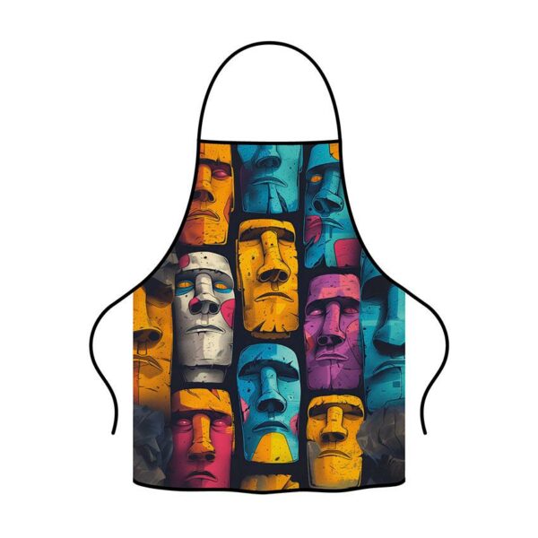 Фартух з принтом «Обличчя. Пам’ятники. Faces. Monuments»