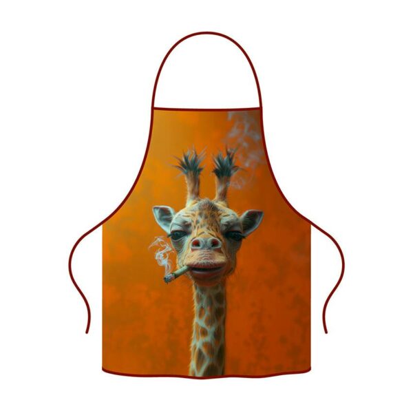 Фартух з принтом «Розслаблений жираф. Chill Giraffe»
