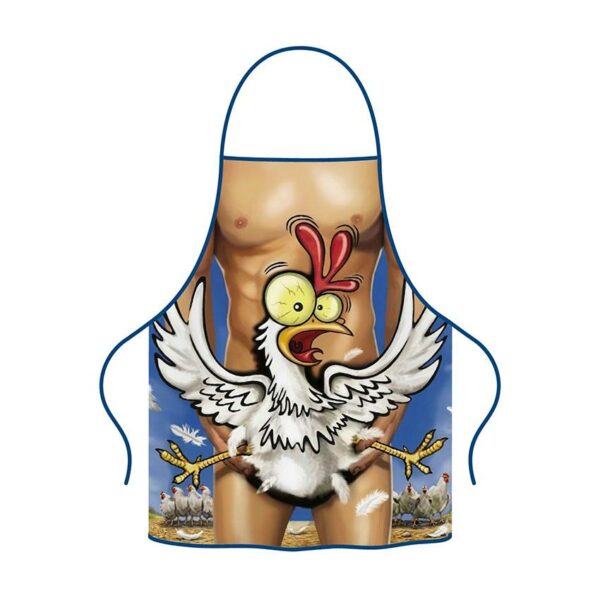 Фартух з принтом «Шалений півень. Crazy rooster»