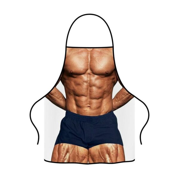 Фартух з принтом «Спортивний торс. Athletic torso»