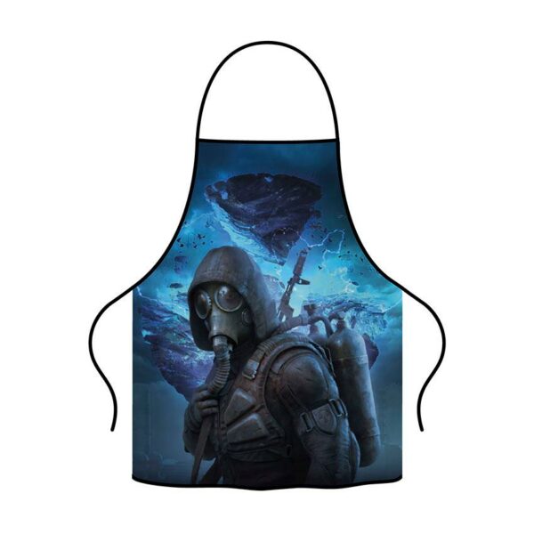 Фартух з принтом «Сталкер: Серце Чорнобиля. Сталкерська Ніч. Stalker: Heart of Chornobyl. Stalker’s Night»