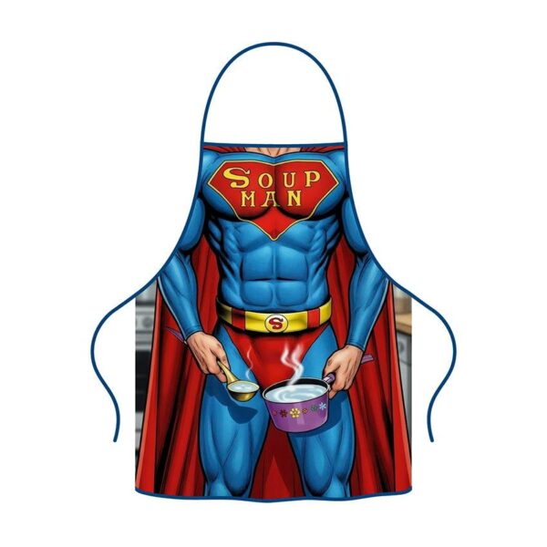 Фартух з принтом «Супермен на кухні. Kitchen Superman»