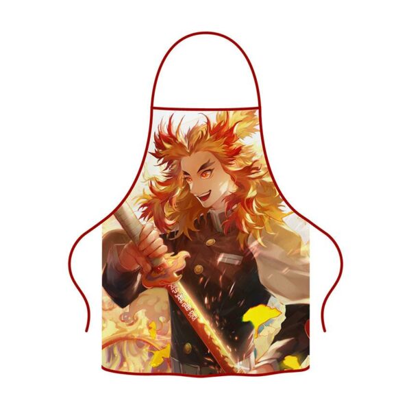 Фартух з принтом «Сильний Кеджиро Ренгоку. Клинок. який знищує демонів. Strong Kyojuro Rengoku. Demon Slayer»