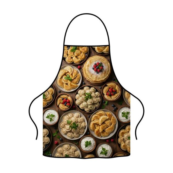 Фартух з принтом «Традиційна українська кухня. Traditional Ukrainian cuisine»