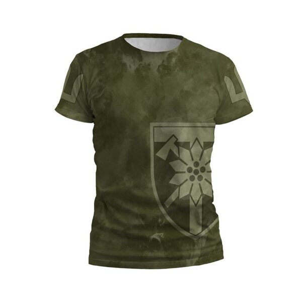 Футболка чоловіча спортивна з принтом «128-ма окрема гірсько-штурмова бригада. Тактичний стиль. Tactical style»