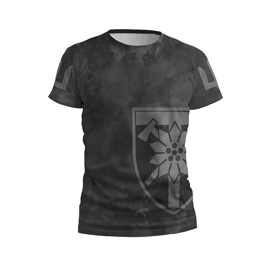 Футболка чоловіча спортивна з принтом «128-ма окрема гірсько-штурмова бригада. Тактичний стиль. Tactical style»