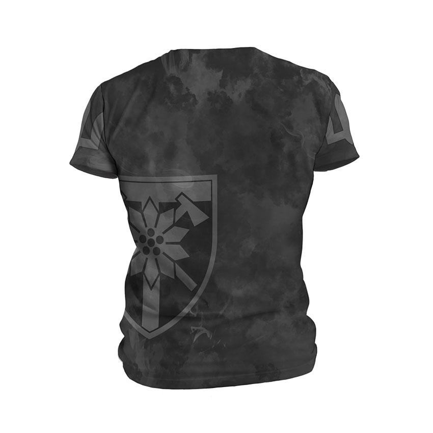 Футболка чоловіча спортивна з принтом «128-ма окрема гірсько-штурмова бригада. Тактичний стиль. Tactical style»