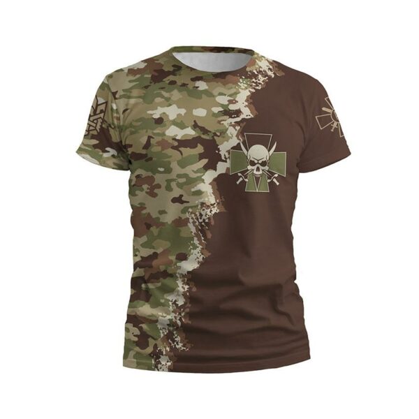 Футболка чоловіча спортивна з принтом «72-га окрема механізована бригада. Камуфляж. Camouflage»
