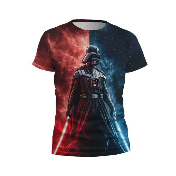 Футболка чоловіча спортивна з принтом «Дарт Вейдер. Космічний лідер. Зоряні війни. Darth Vader. Space Lord. Star Wars»