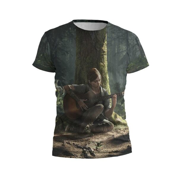 Футболка дитяча спортивна з принтом «Еллі біля дерева. Останні з нас. Ellie by the tree. The Last of Us»