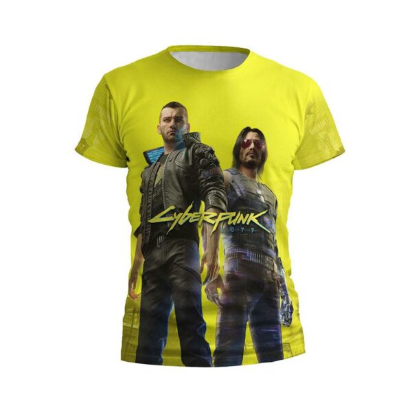 Футболка дитяча спортивна з принтом «Кіберпанк. Енергія міста. Cyberpunk. City energy»