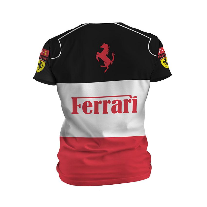 Футболка дитяча спортивна з принтом «Команда Феррарі. Формула-1. Ferrari Team. Formula-1»