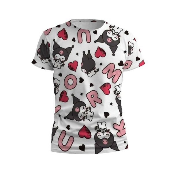 Футболка детская спортивная с принтом «Куроми. Паттерн. Kuromi. Pattern»