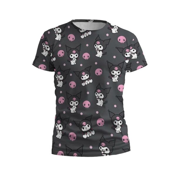 Футболка дитяча спортивна з принтом «Куромі. Темна естетика. Kuromi. Dark Aesthetic»