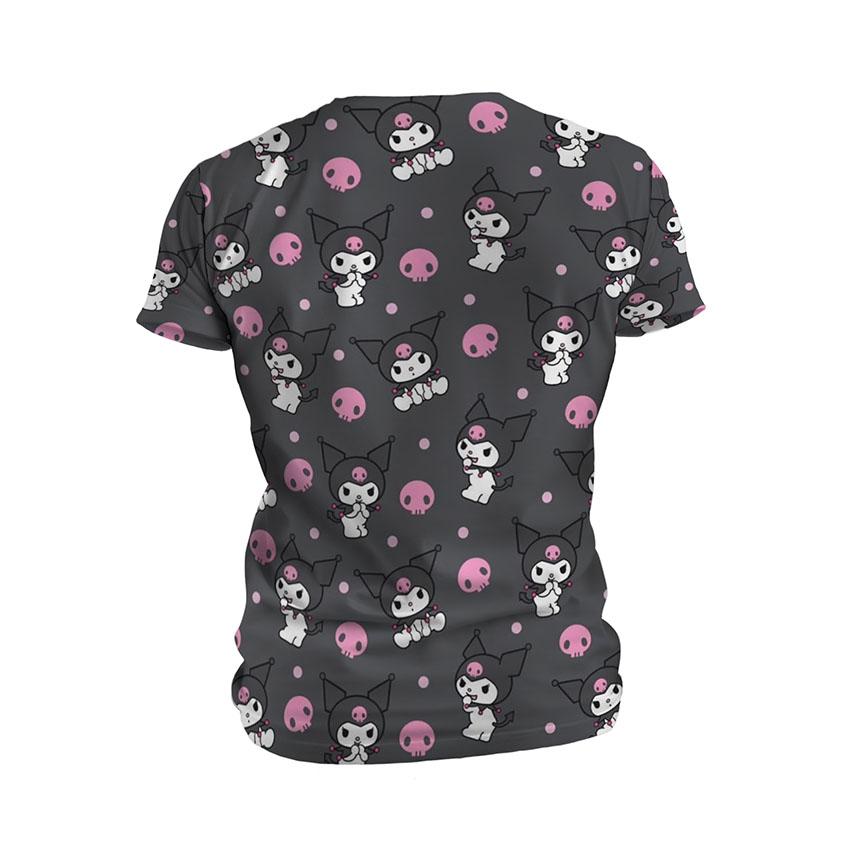 Футболка дитяча спортивна з принтом «Куромі. Темна естетика. Kuromi. Dark Aesthetic»