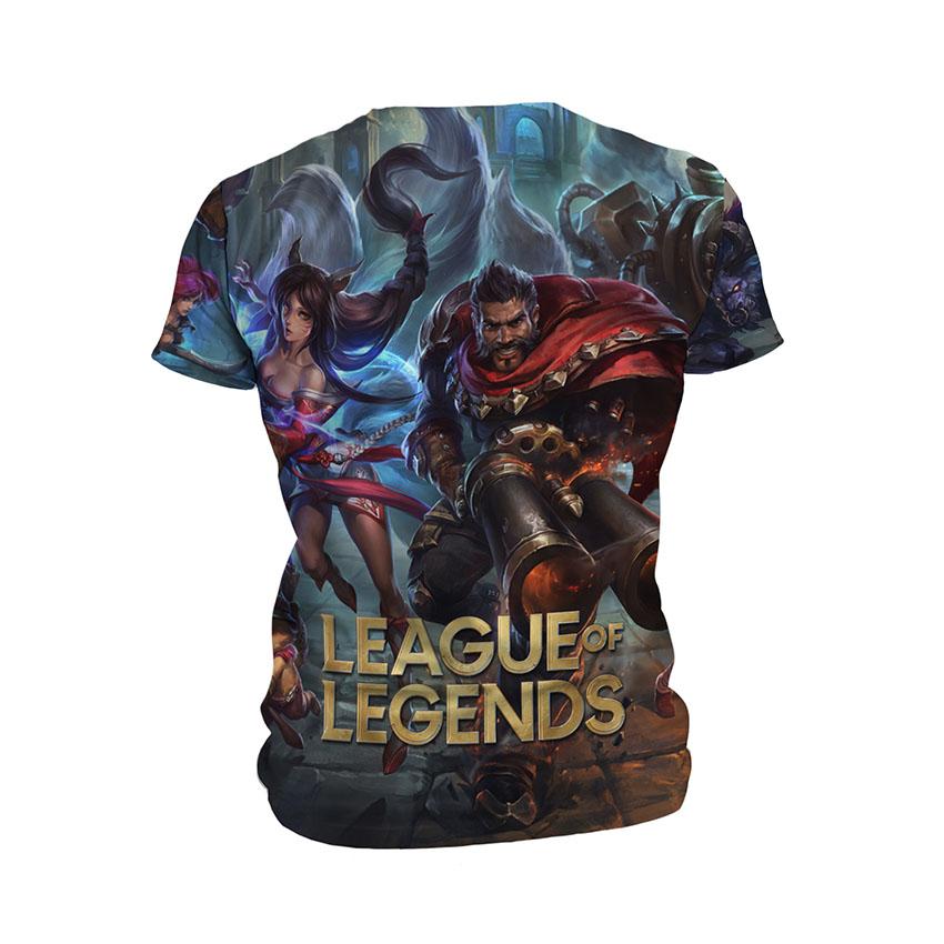 Футболка дитяча спортивна з принтом «Ліга Легенд. Фентезі битва. League of Legends. Fantasy Battle»