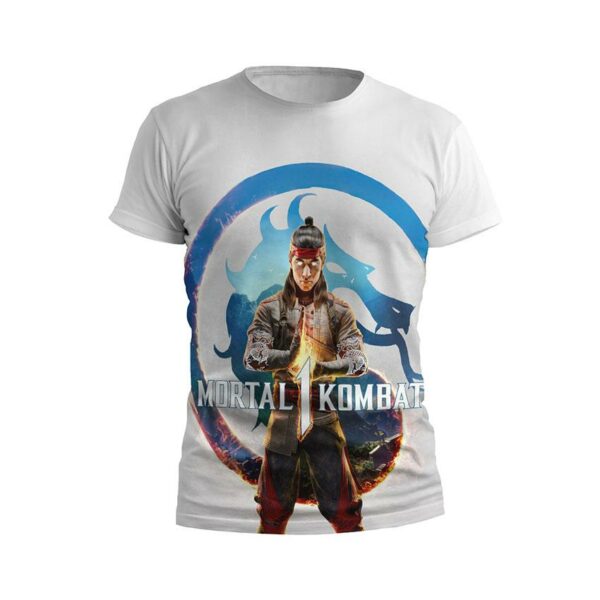 Футболка дитяча спортивна з принтом «Мортал Комбат. Комп’ютерна гра. Mortal Kombat. Computer game»