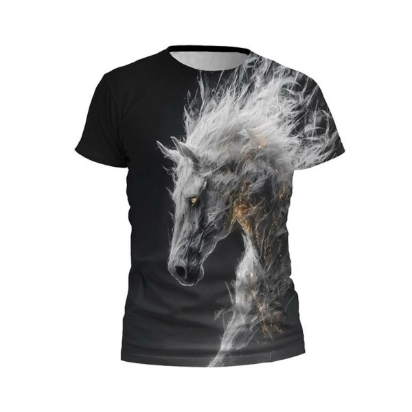 Футболка дитяча спортивна з принтом «Примарний Кінь. Ghost Horse»