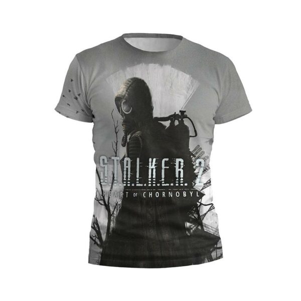 Футболка дитяча спортивна з принтом «Сталкер. Гра. Зона Відчуження. Stalker. Game. Exclusion Zone»