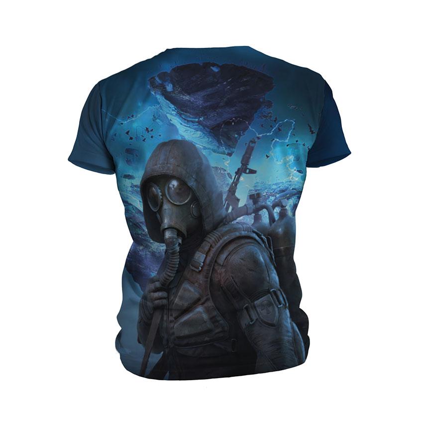 Футболка дитяча спортивна з принтом «Сталкер: Серце Чорнобиля. Сталкерська Ніч. Stalker: Heart of Chornobyl. Stalker’s Night»