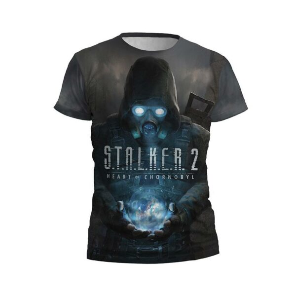Футболка дитяча спортивна з принтом «Сталкер. Тінь Чорнобиля. Stalker. Shadow of Chernobyl»