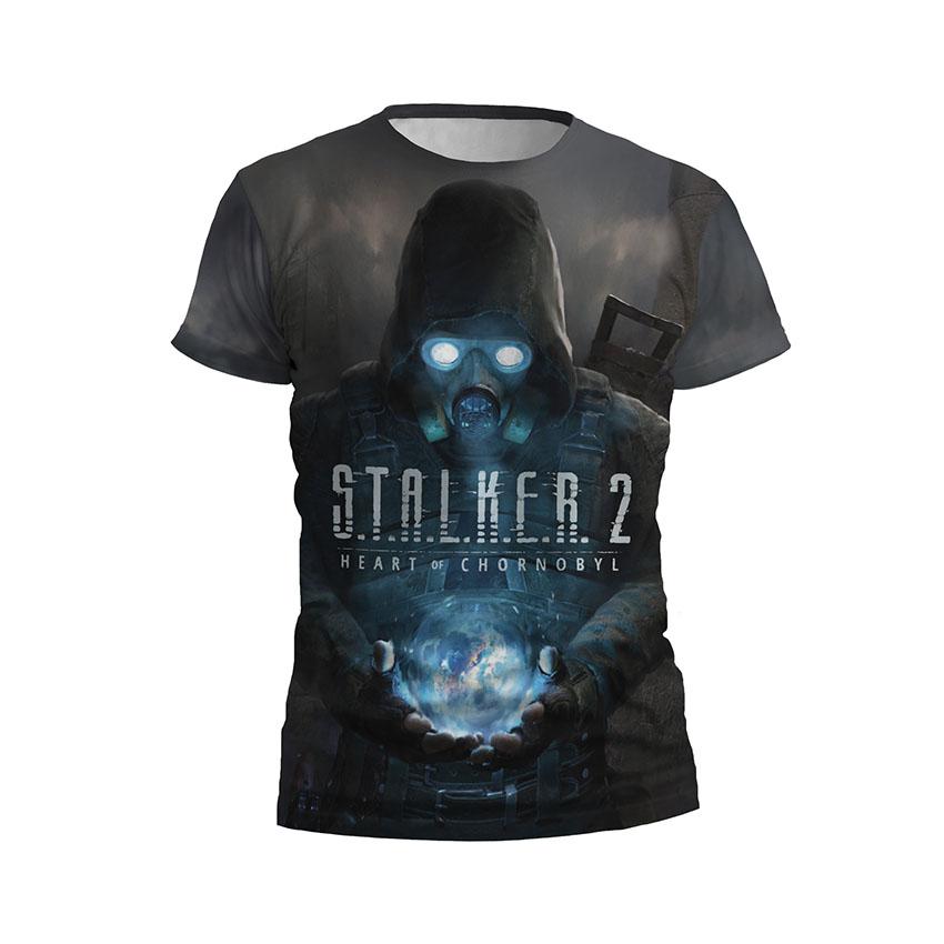 Футболка дитяча спортивна з принтом «Сталкер. Тінь Чорнобиля. Stalker. Shadow of Chernobyl»
