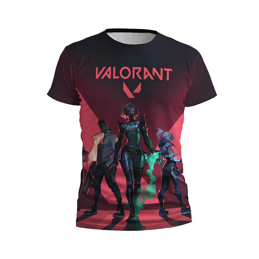 Футболка дитяча спортивна з принтом «Валорант. Бойова команда. Valorant. Combat Team»