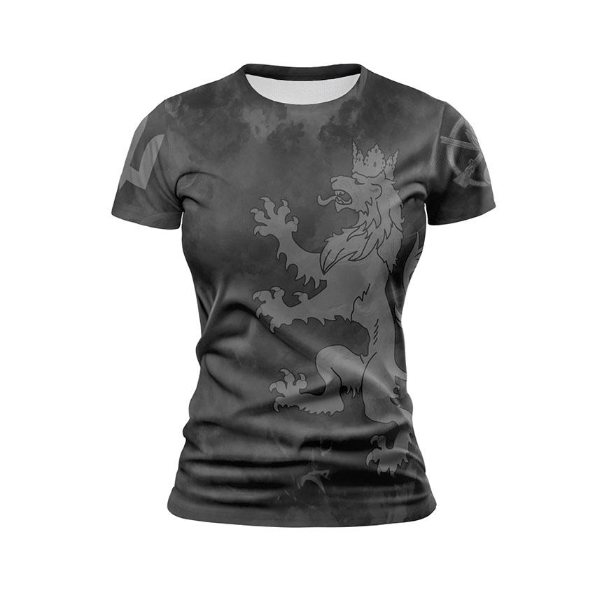 Футболка жіноча спортивна з принтом «24-та окрема механізована бригада. Тактичний Стиль. Tactical Style»