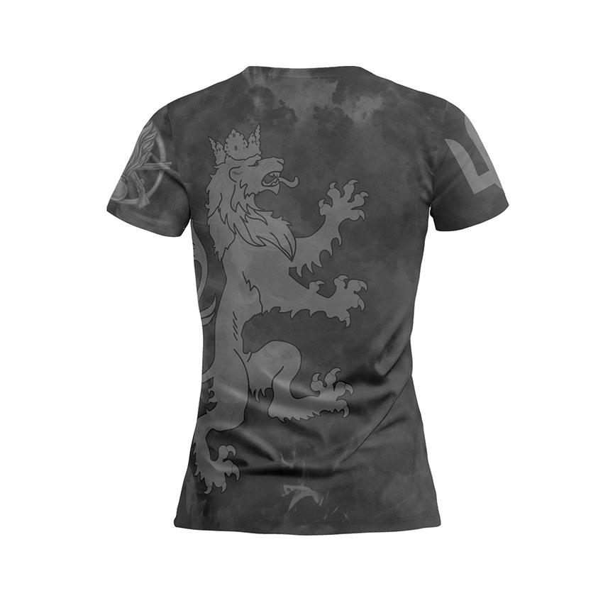 Футболка жіноча спортивна з принтом «24-та окрема механізована бригада. Тактичний Стиль. Tactical Style»