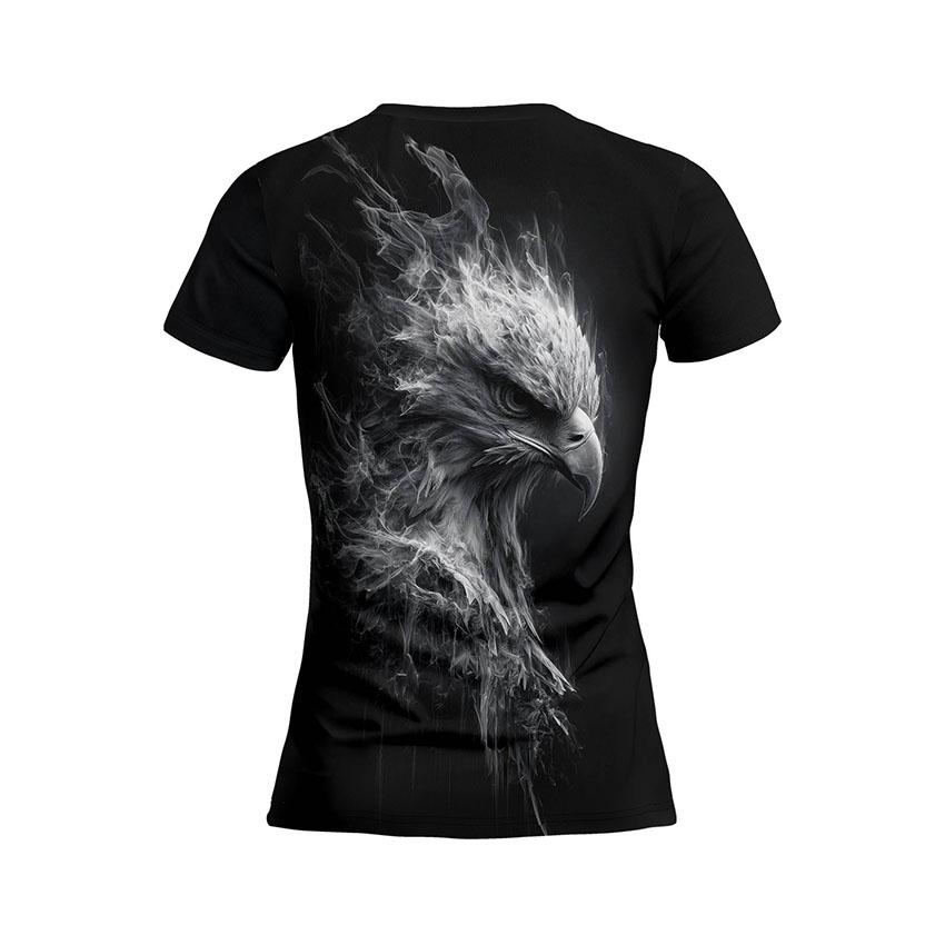 Футболка жіноча спортивна з принтом «Білий орел. White eagle»