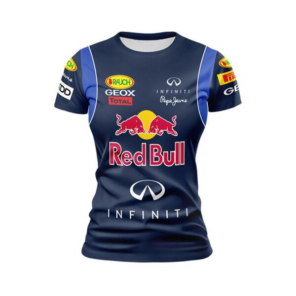 Футболка женская спортивная с принтом «Команда Ред Булл. Формула-1. Red Bull Team. Formula-1»