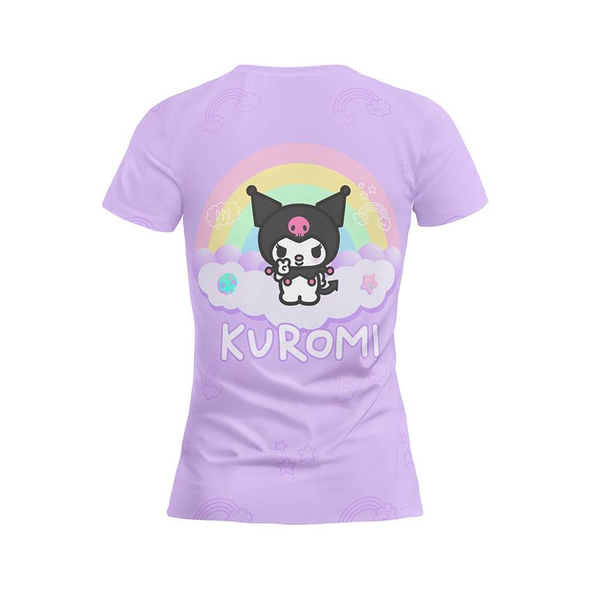 Футболка женская спортивная с принтом «Куроми. Санрио. Kuromi. Sanrio»