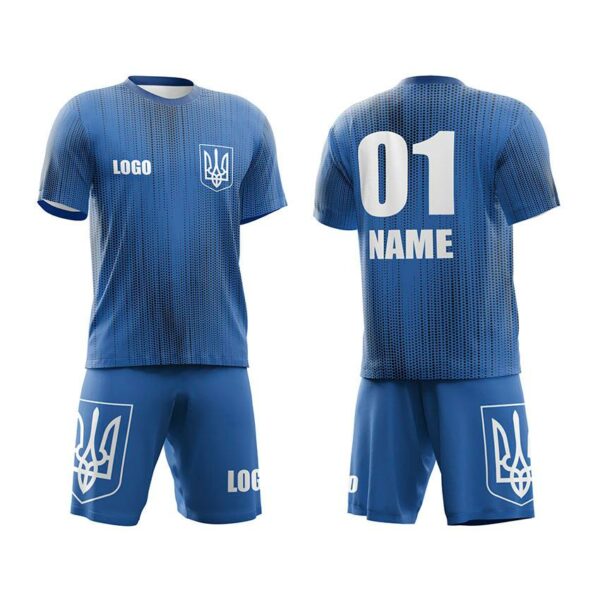 Футбольна форма чоловіча з іменем та логотипом команди з принтом «Енергія нації. Nation Energy»