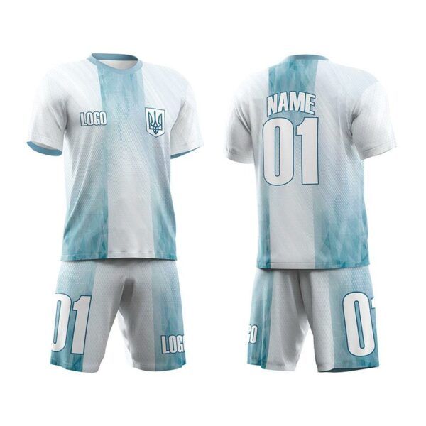 Футбольна форма чоловіча з іменем та логотипом команди з принтом «Крижана воля. Ice Will»