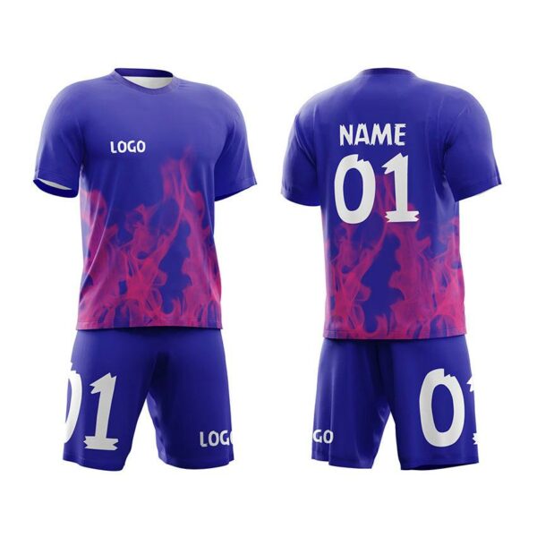 Футбольна форма чоловіча з іменем та логотипом команди з принтом «Магічний вогонь. Magic Fire»