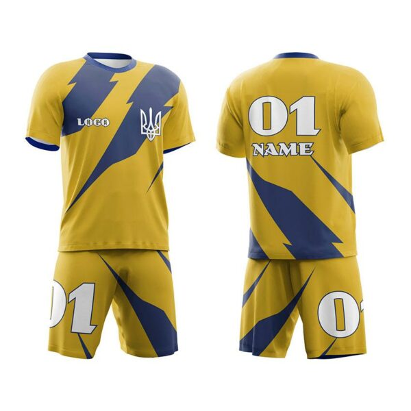 Футбольна форма чоловіча з іменем та логотипом команди з принтом «Національний стиль. National Style»