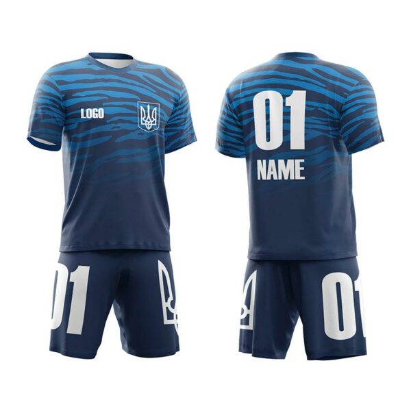 Футбольна форма чоловіча з іменем та логотипом команди з принтом «Тигровий шторм. Tiger Storm»