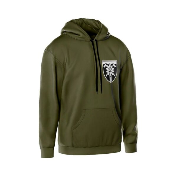 Худі чоловіче з принтом «128-ма окрема гірсько-штурмова бригада. Альпініст. Climber»