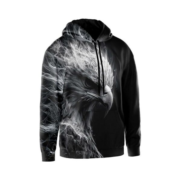 Худі чоловіче з принтом «Білий орел. White eagle»