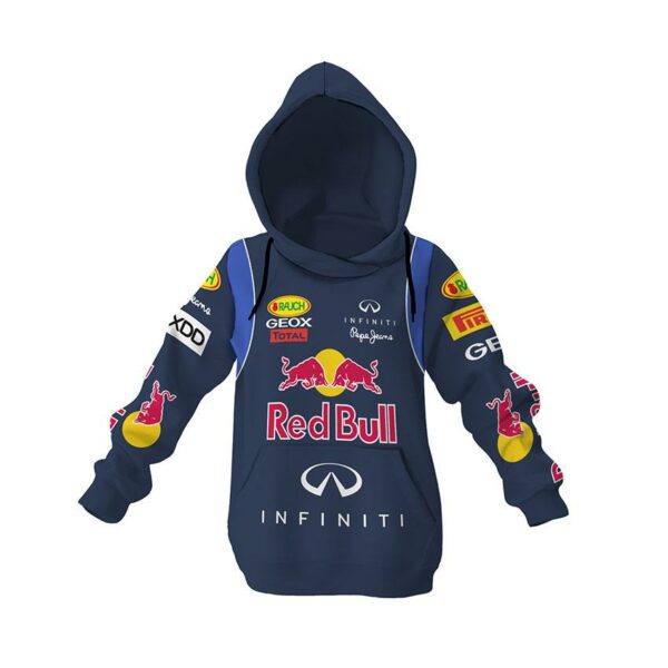 Худі дитяче з принтом «Команда Ред Булл. Формула-1. Red Bull Team. Formula-1»