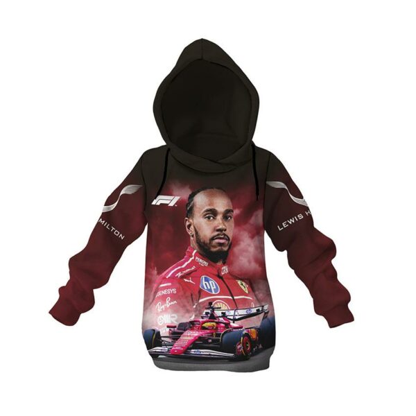 Худі дитяче з принтом «Льюїс Гамільтон. Швидкість Формули-1. Lewis Hamilton. Speed Formula-1»