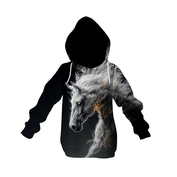 Худі дитяче з принтом «Примарний Кінь. Ghost Horse»