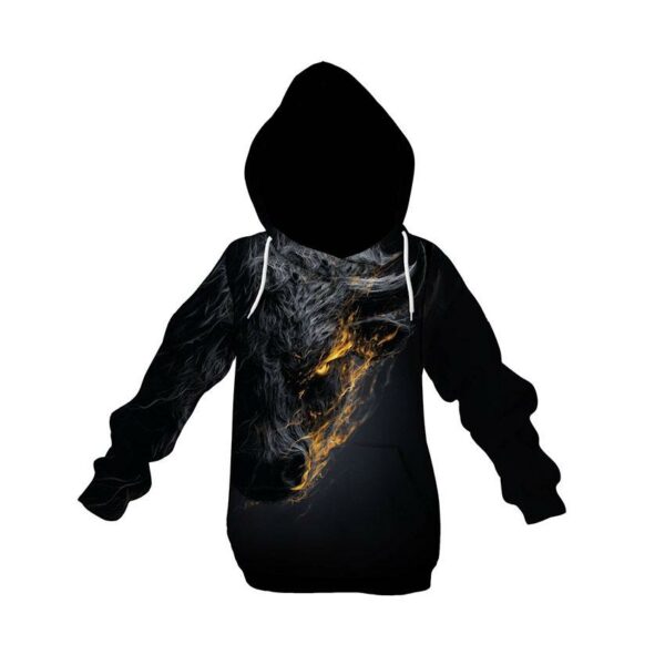 Худі дитяче з принтом «Вогняний бик. Fire Bull»