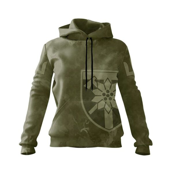 Худі жіноче з принтом «128-ма окрема гірсько-штурмова бригада. Тактичний стиль. Tactical style»