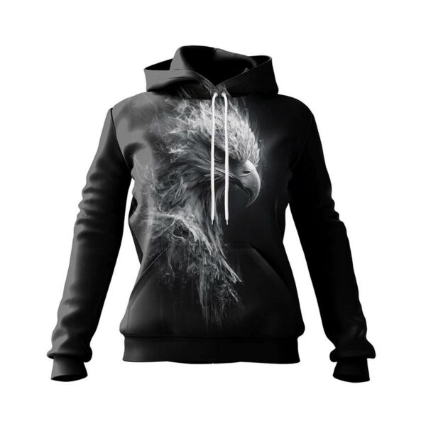 Худі жіноче з принтом «Білий орел. White eagle»